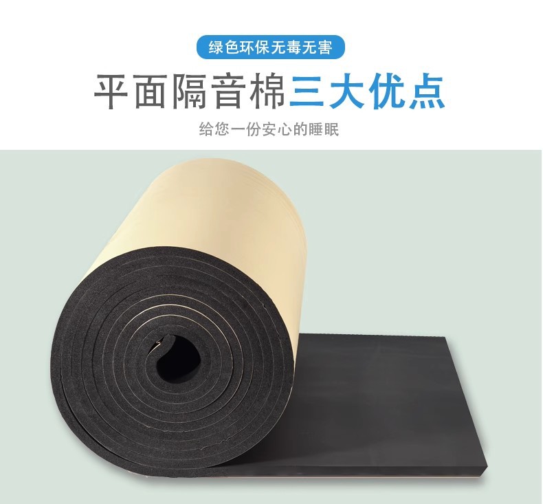 高密度平面隔音棉墙体填充防撞软包吸音棉家用自粘墙贴卧室隔音板详情13
