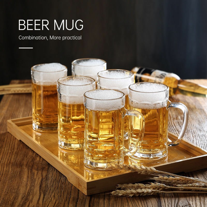 Thickened beer mugs, draft beer cups, tea brewing cups, water cups and glass cups Application Scenario