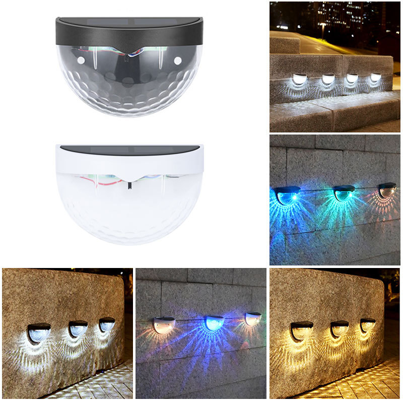Solar wall lamps, outdoor fence lamps, courtyard garden decoration, balcony decoration, villa outdoor waterproof landscape lamps