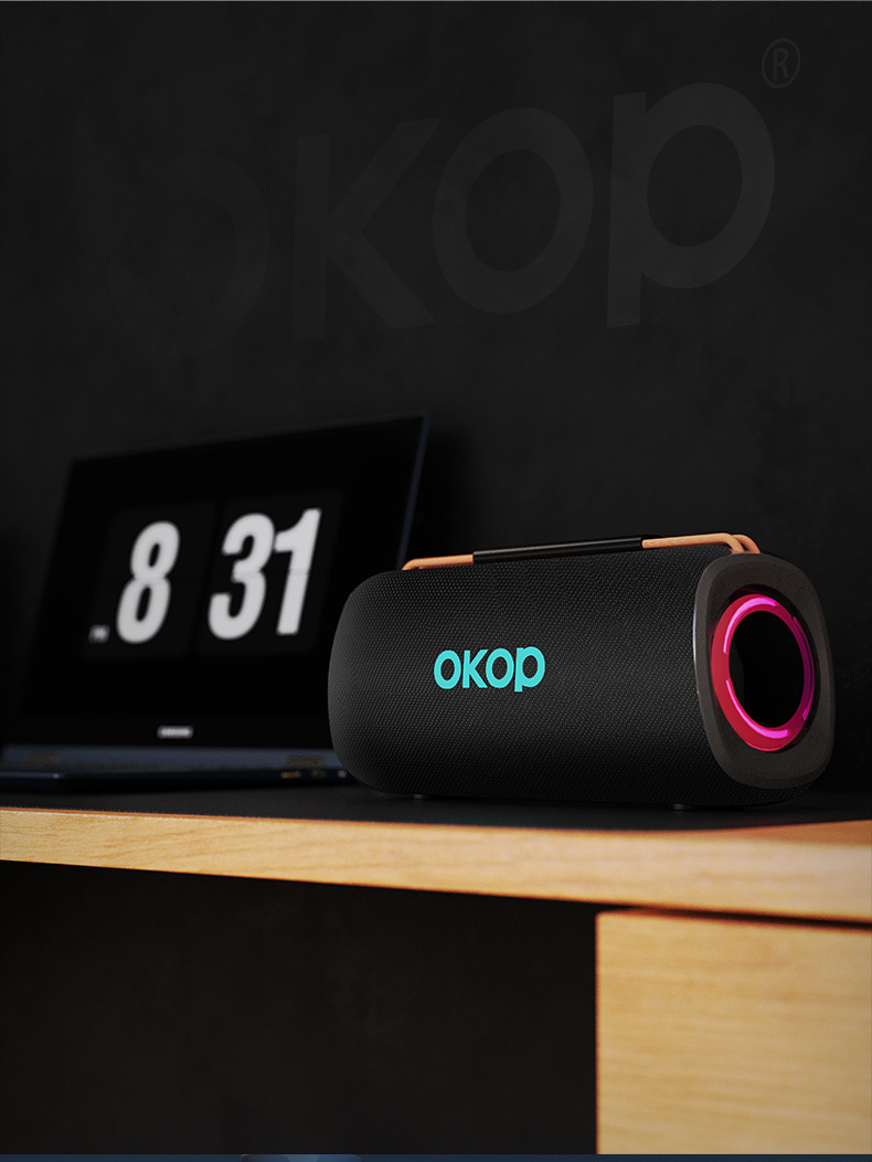 815 Best-selling RGB lighting Bluetooth Speaker for Home, desktop and outdoor use, portable handheld subwoofer, cross-border mini speaker pic 15