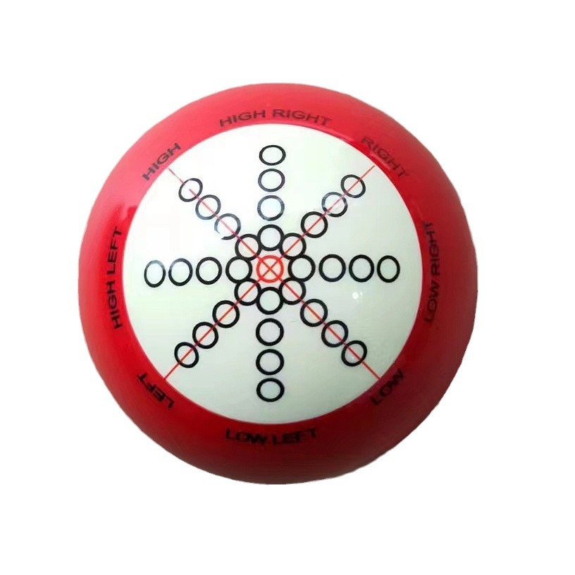 Billar de cristal de taiwán negro ocho tamaño doble objetivo de entrenamiento bola madre nueve bola snooker entrenador billar bola