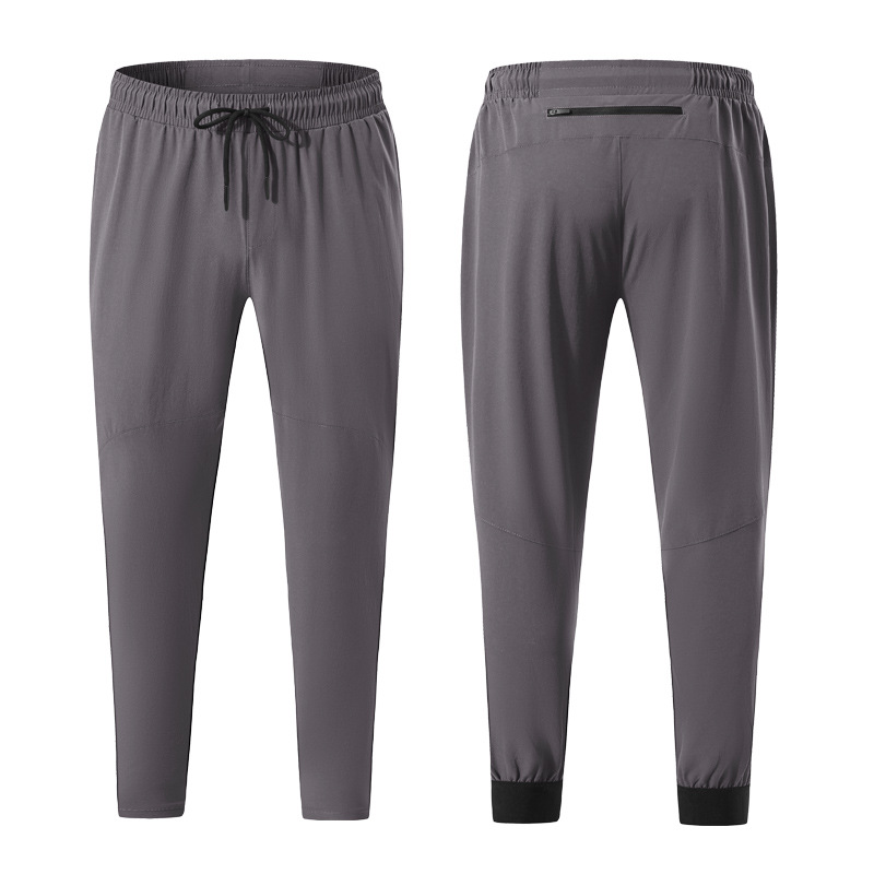 Sweatpants Men's Running Woven Sweatpants With Large Pockets And Small Legs Elastic Loose Casual Pants Item Picture