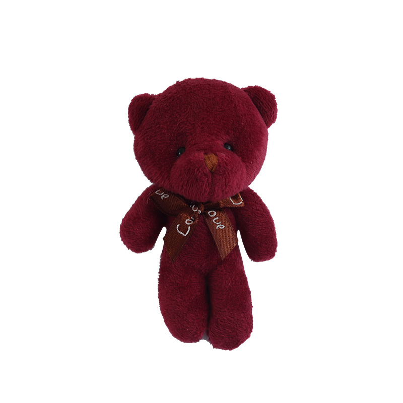 Teddy Conjoined Bear Doll Bear Pendant Plush Toy Key Chain Children's Gift Manufacturers Spot Wholesale Item Picture