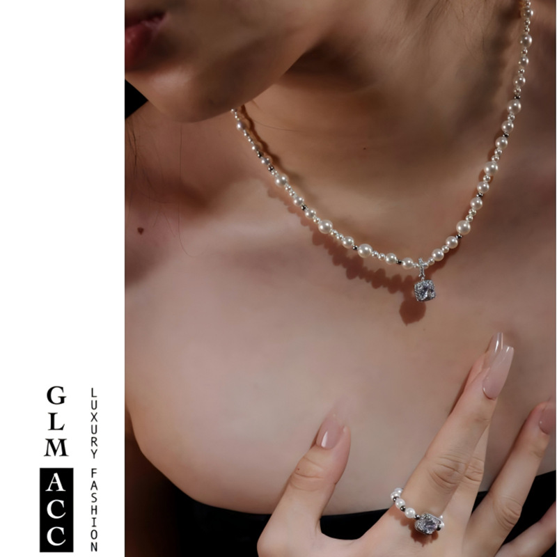 عقد من اللؤلؤ Bling Bling، من صنع فقاعات الربيع والصيف من أجل تصميم سلسلة من لؤلؤ رفيع المستوى