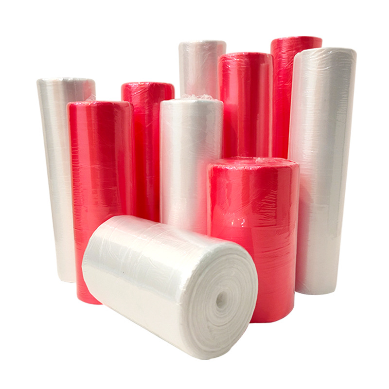Thickened Disposable Tablecloth Wholesale Point Broken Plastic Tablecloth A Festive Red And White Wedding Banquet Plastic Cloth Item Picture