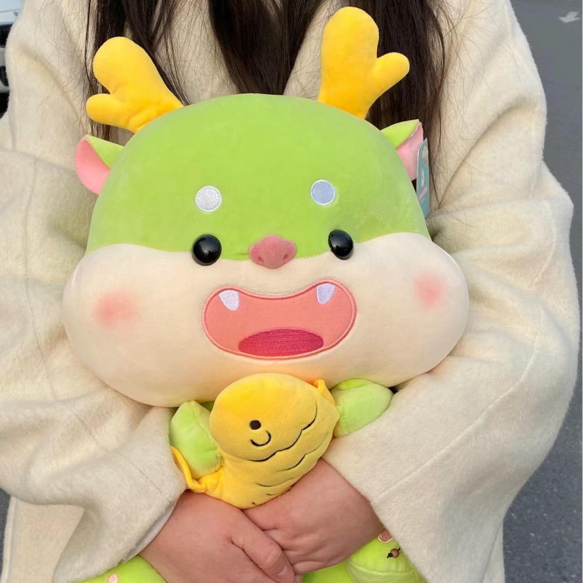 Mascot dolls, dinosaur plush toys, fish dolls every year, New Year gifts for children details Picture