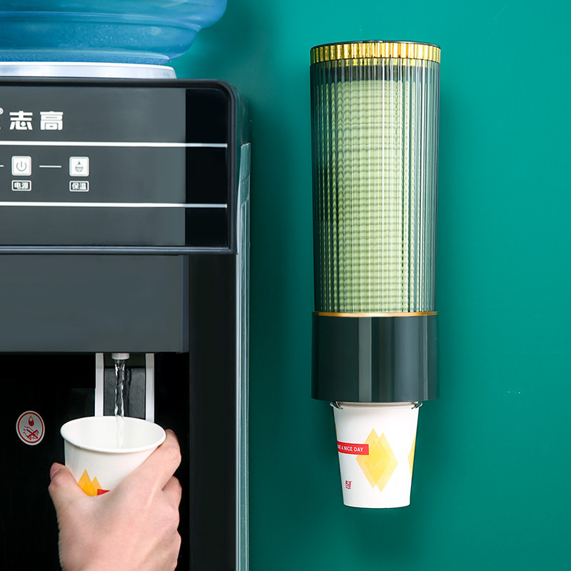 Paper Cup Holder Cup Holder Water Dispenser Automatic Cup Drop Device Storage Rack Disposable Cup Cup Storage Box Specification drawing