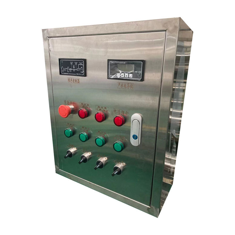 Single-stage reverse osmosis equipment controller, two-stage PLC touch screen control cabinet, electrical control box, water treatment EDI electrical control box, electrical control box Item Picture