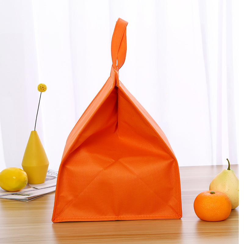 Customized thickened aluminum foil insulated tote bags for barbecue and fresh cakes with large capacity and film coating Specification image