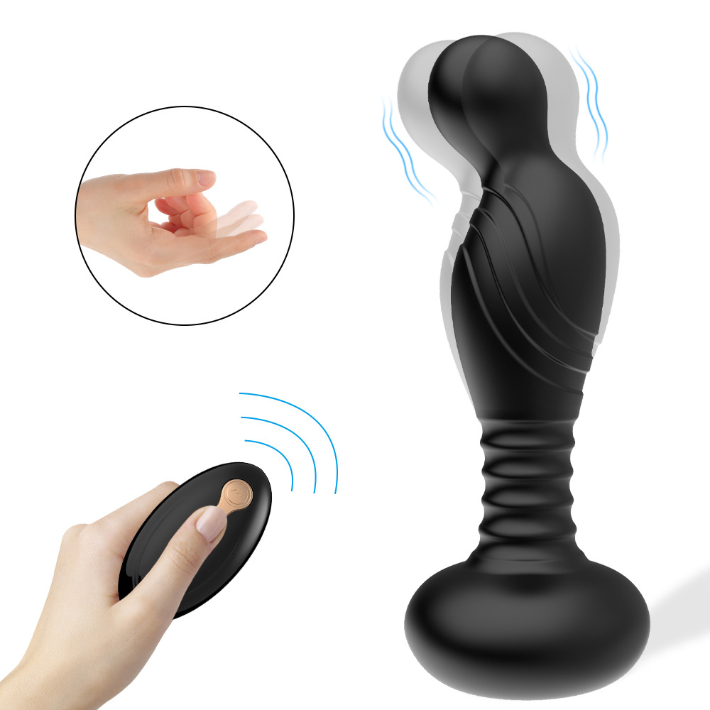 Superman Push-pull anal plug male stimulation massage masturbation device Vibration massage device Adult sex toys wholesale full figure
