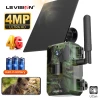 New cross-border 4G solar-powered hunting camera, high-definition camouflage monitoring, wireless mobile phone monitoring, full-color night vision, 4M details Picture