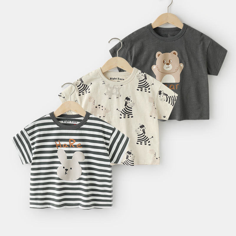 男童短袖T恤夏装夏款童装儿童宝宝1岁3小童半袖上衣夏季潮U14636