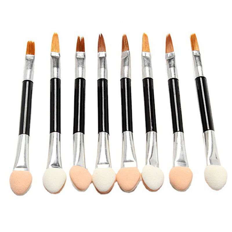 Es13 Double Head Cotton Eyeshadow Brush 10 / Pack Makeup Tools Brush Eye Brush Eyebrow Eyeshadow Rod Manufacturers Directly For Wholesale Application Scenario