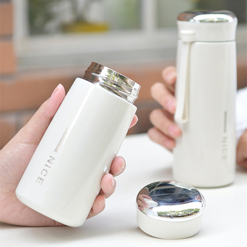 Girls Thermos Cup High Appearance Level Simple Men 304 Stainless Steel Water Cup Ins Student Accompanying Children Straight Drink Cup Specification drawing
