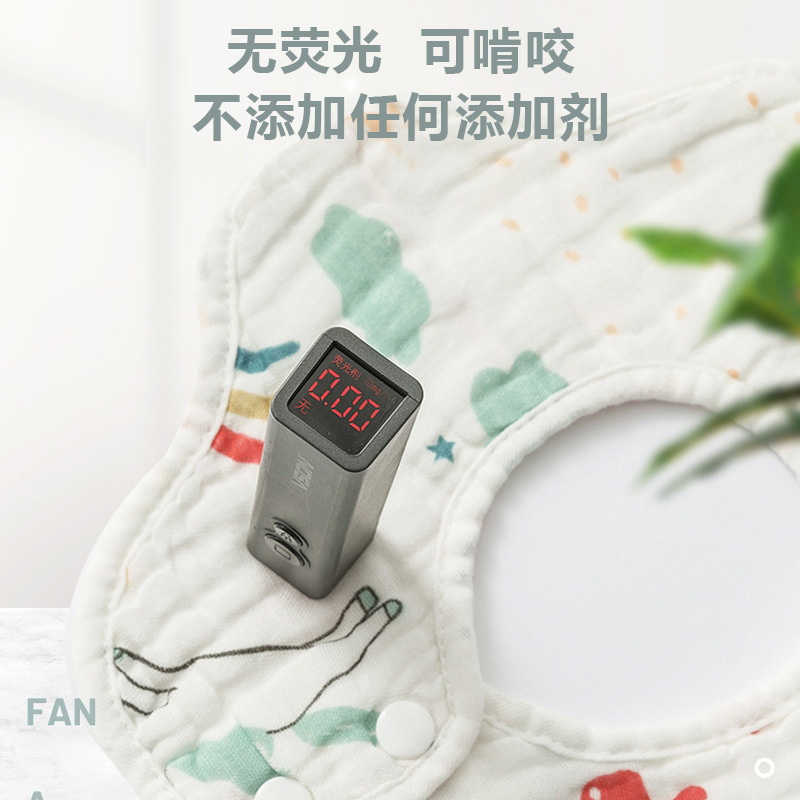 口水巾/八层泡泡纱纯产品图