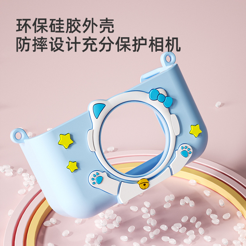 X2儿童相机卡通数码照相机手持录像运动摄像机高清双摄儿童照相机 pic 17