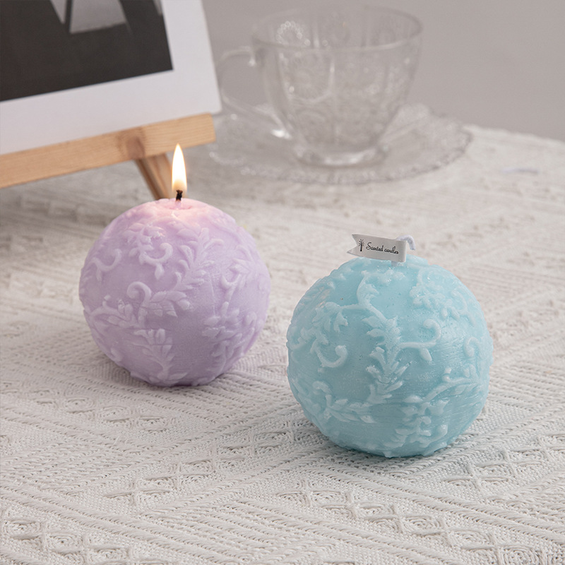 花球香薰蜡烛伴手礼ins创意花簇家居摆饰套装拍摄道具结婚礼