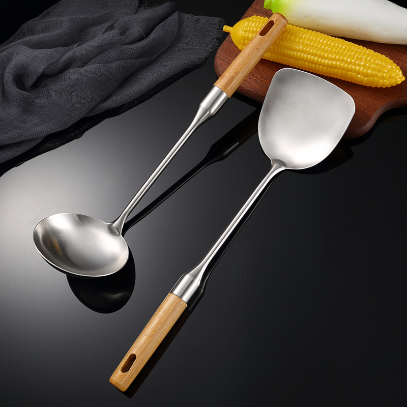 不锈钢汤勺锅铲厨具套装全套厨房炒菜铲批发家用厨具用品烹饪用具