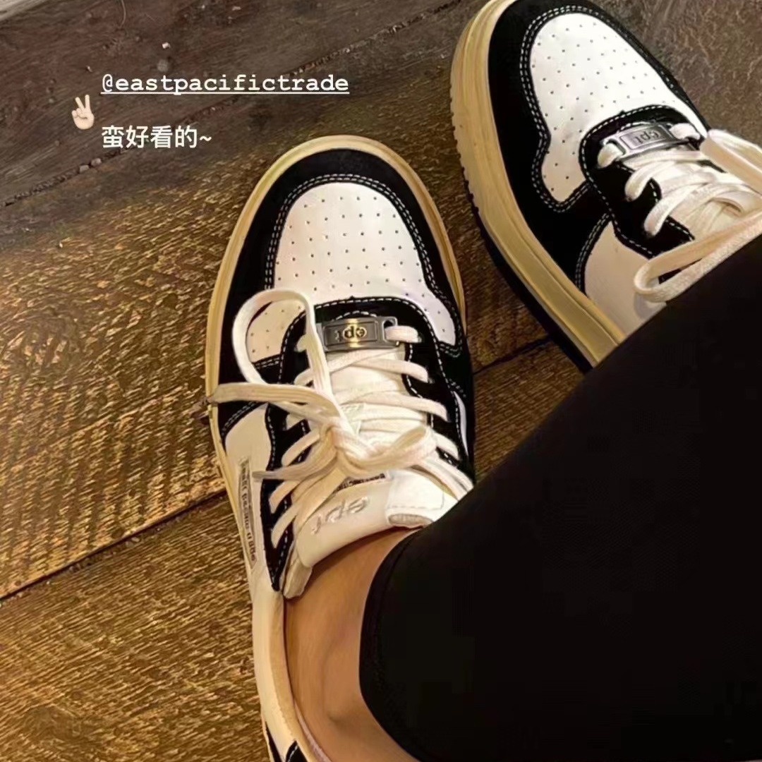 女式休闲单鞋实物图
