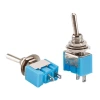 Small button 2-pin 2-position 3-pin 2-position 3-pin 3-position 6MM blue rocker arm switch Item Picture