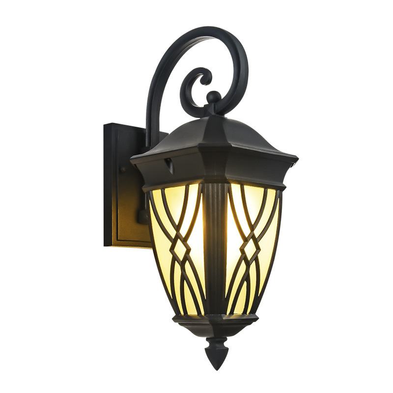 New Chinese-style outdoor waterproof wall lamps, outdoor garden villa entrance staircase wall lamps, courtyard corridor leading street lamps Application Scenario