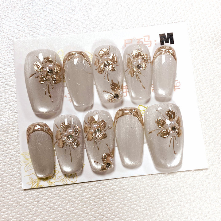 穿戴甲/美甲/儿童美甲/指甲贴/美甲贴纸细节图