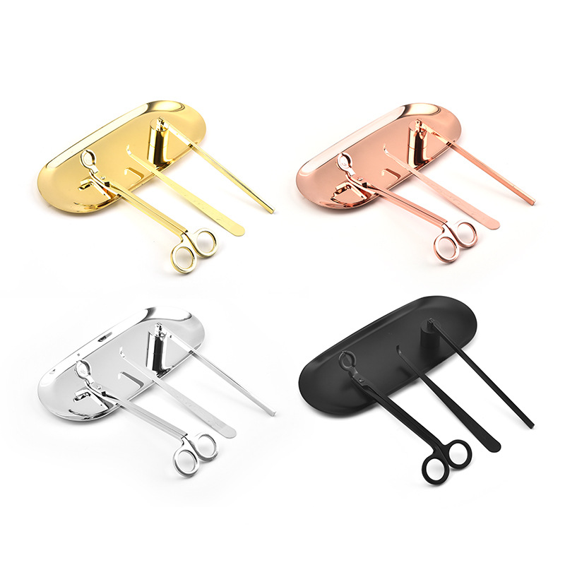 厂家直供香薰蜡烛工具套装灭烛铃铛灭烛剪灭烛钩灭烛罩跨境蜡烛钩详情图5