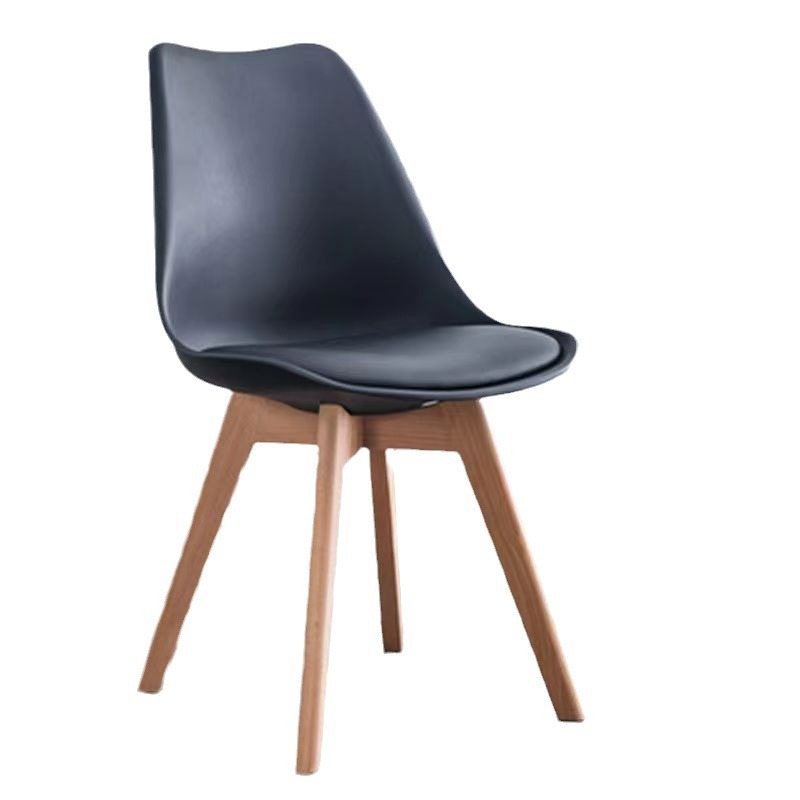 Eames dining chairs, simple Nordic tulip fast food table, casual negotiation backrest chairs, home dining room stools and chairs Item Picture