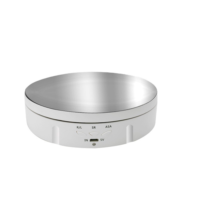 Wholesale Electric Turntable Live Shooting Turntable Jewelry Exhibition Rechargeable Turntable Props Accessories Rotating Display Table Item Picture