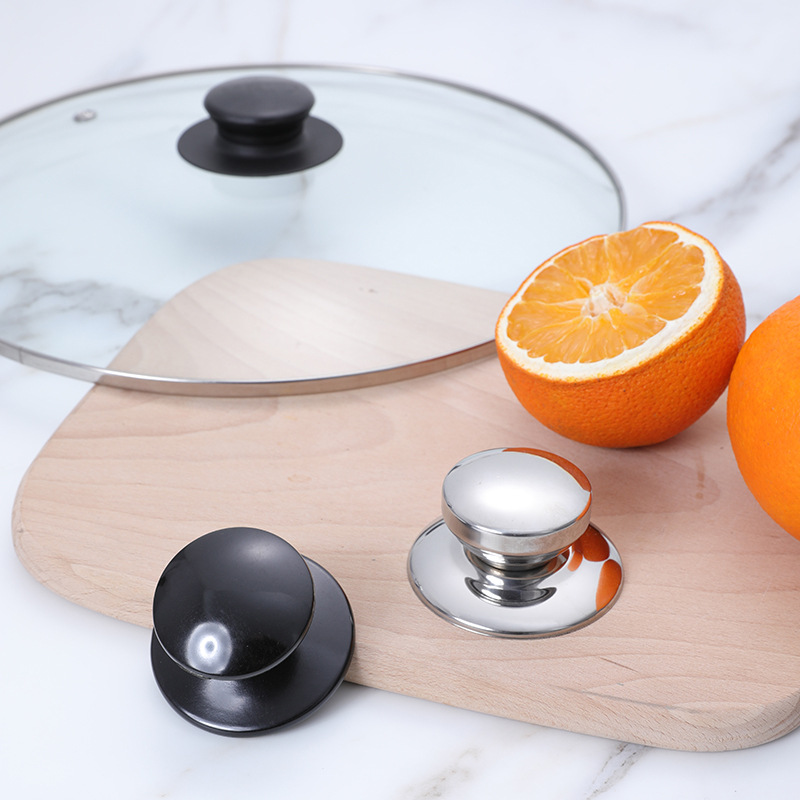 Pot lid handle, kitchenware accessories, pot lid top bead, anti-scald stainless steel pot lid, glass lid lift