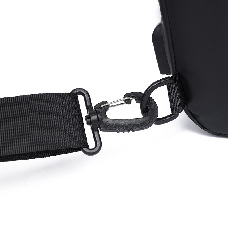 The manufacturer's new fashionable commuting crossbody bag, multi-functional chest bag, men's outdoor casual, trendy, versatile and portable single-shoulder bag details Picture