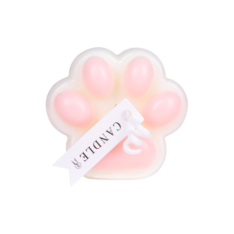 Peony Flower low-temperature candle at 48 degrees, soybean wax drop wax, cat paw bear candle, skin-friendly, one-piece consignment Specification image