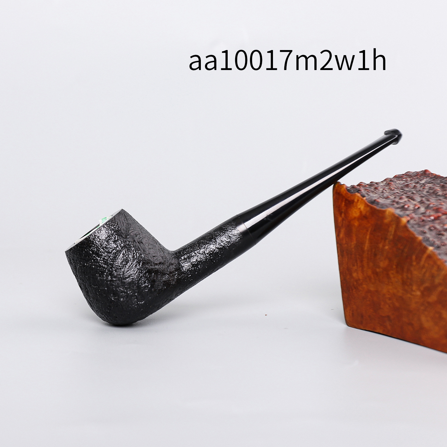 木香手工撞球斗麻面喷砂实木烟斗硫化橡胶烟嘴石楠木烟斗厂家专供