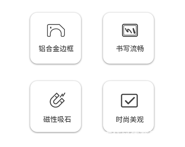 壁挂式足球战术板可移动铝合金战术演示板教练教学篮球教板详情12