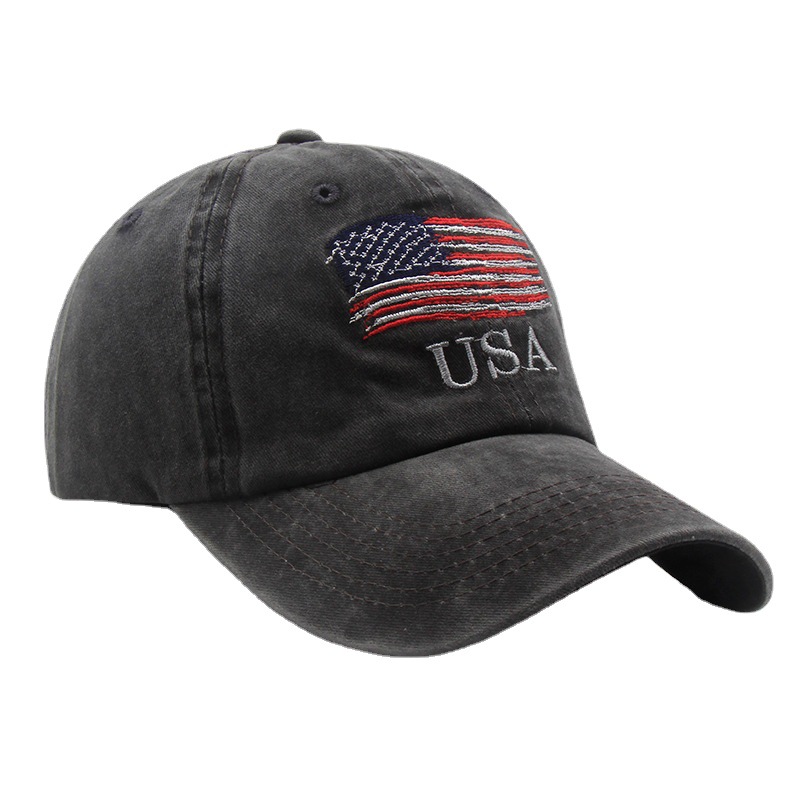 Hat European And American Women Washed To Do Old American Bent Baseball Hat Male Personality Fashion Popular Couple Visor Item Picture