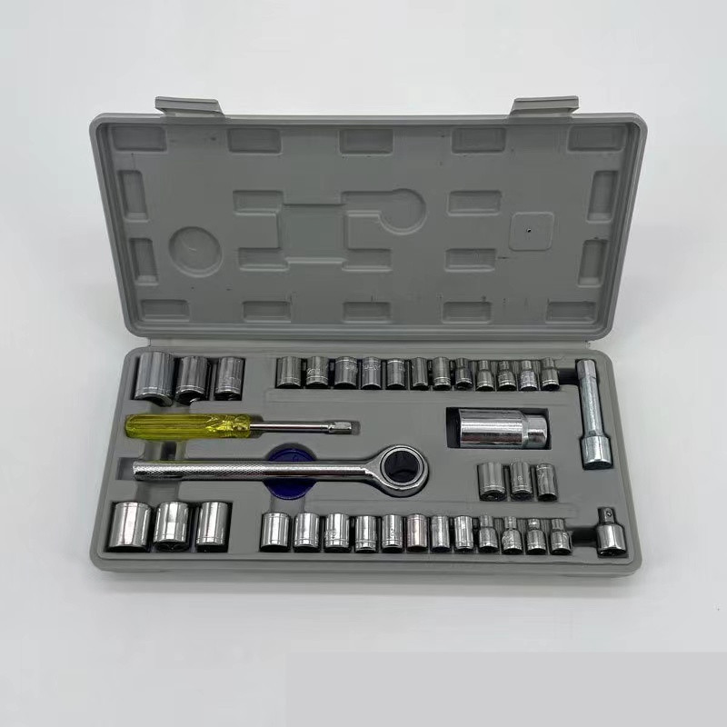 40件套筒扳手组合套装五金汽修汽保工具棘轮扳手套装家用五金维修