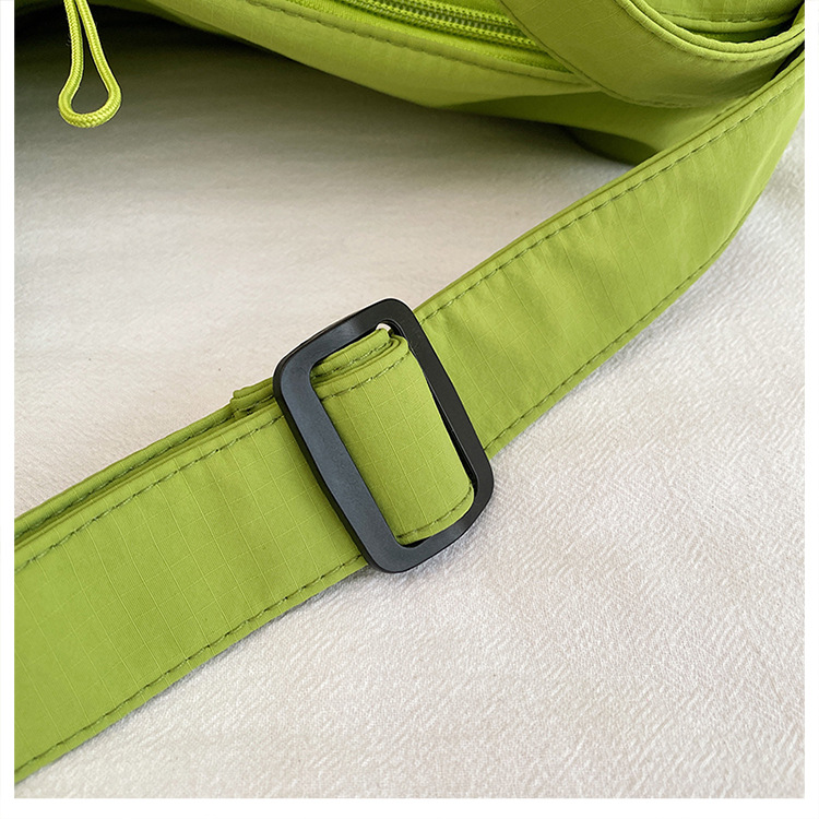 跨境韩版包包女2025新款防水尼龙包时尚新月包百搭轻便斜跨包详情13