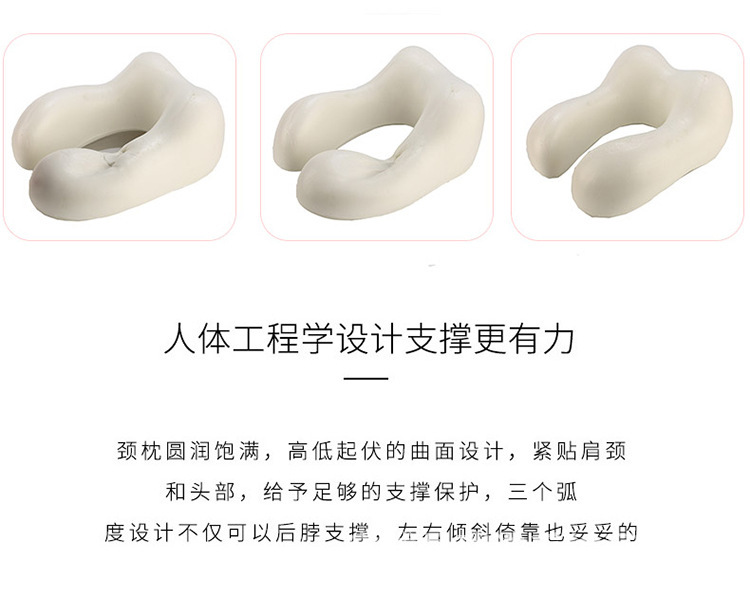 批发u型枕记忆棉u型护颈枕logo收纳旅行便携跨境颈枕护脖枕u形枕详情10