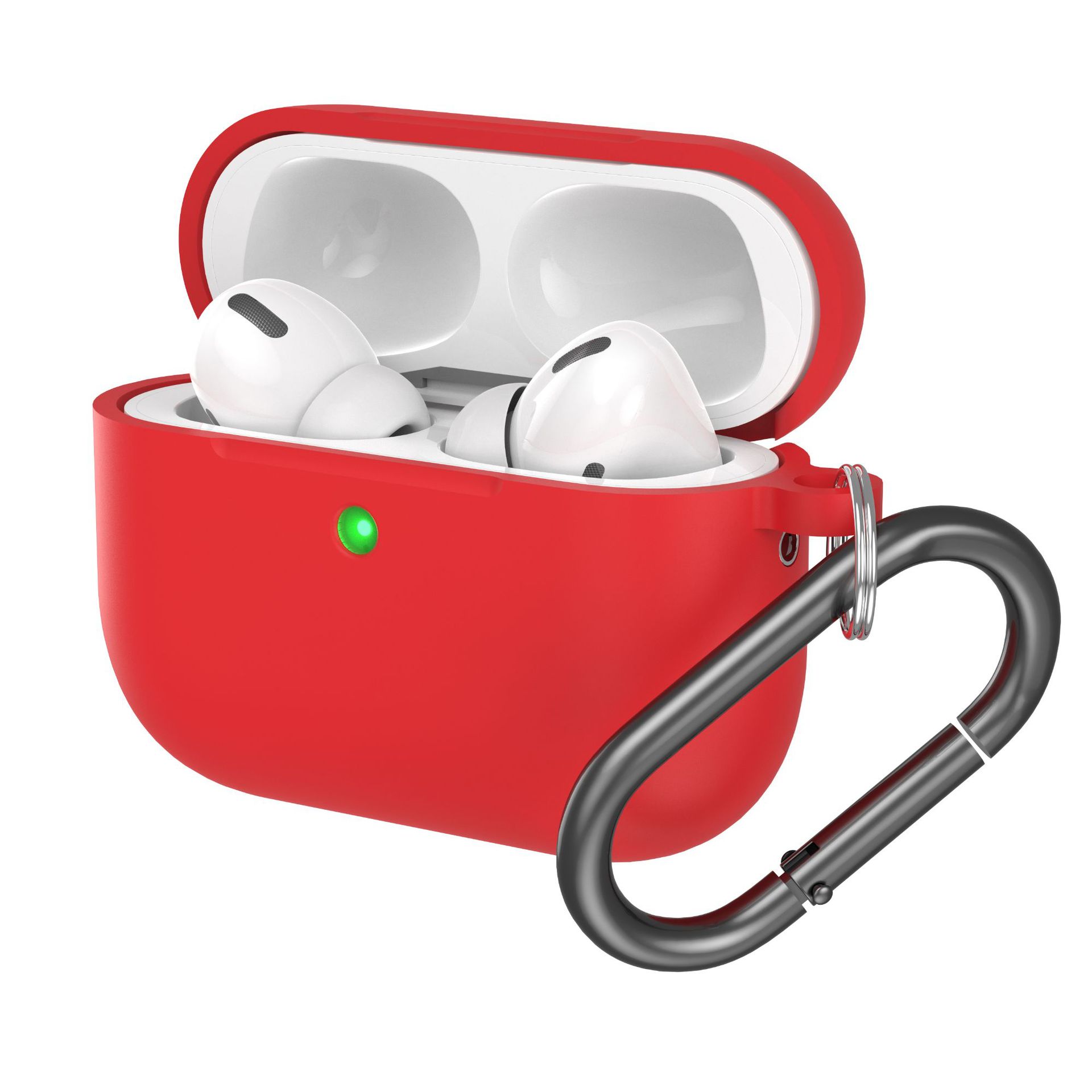Silicone one-piece solid-color Bluetooth earphone case suitable for Apple Airpods pro3 in 2025 pic 17