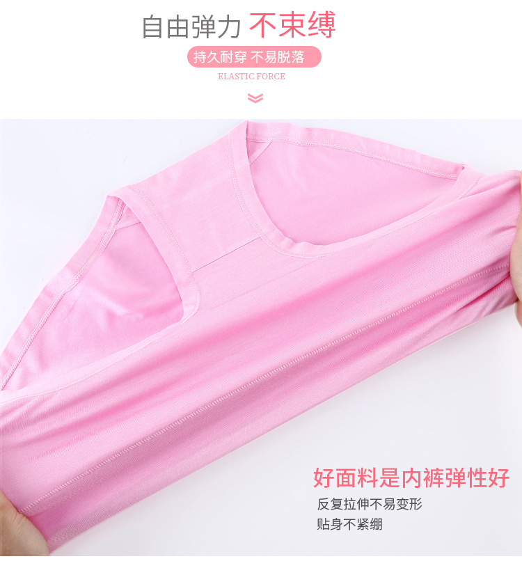 Modal Underwear Women High Waist Large Size 200 Catties Middle-Aged And Elderly Loose Mother Pants Ladies Briefs Red Wholesale Specification drawing