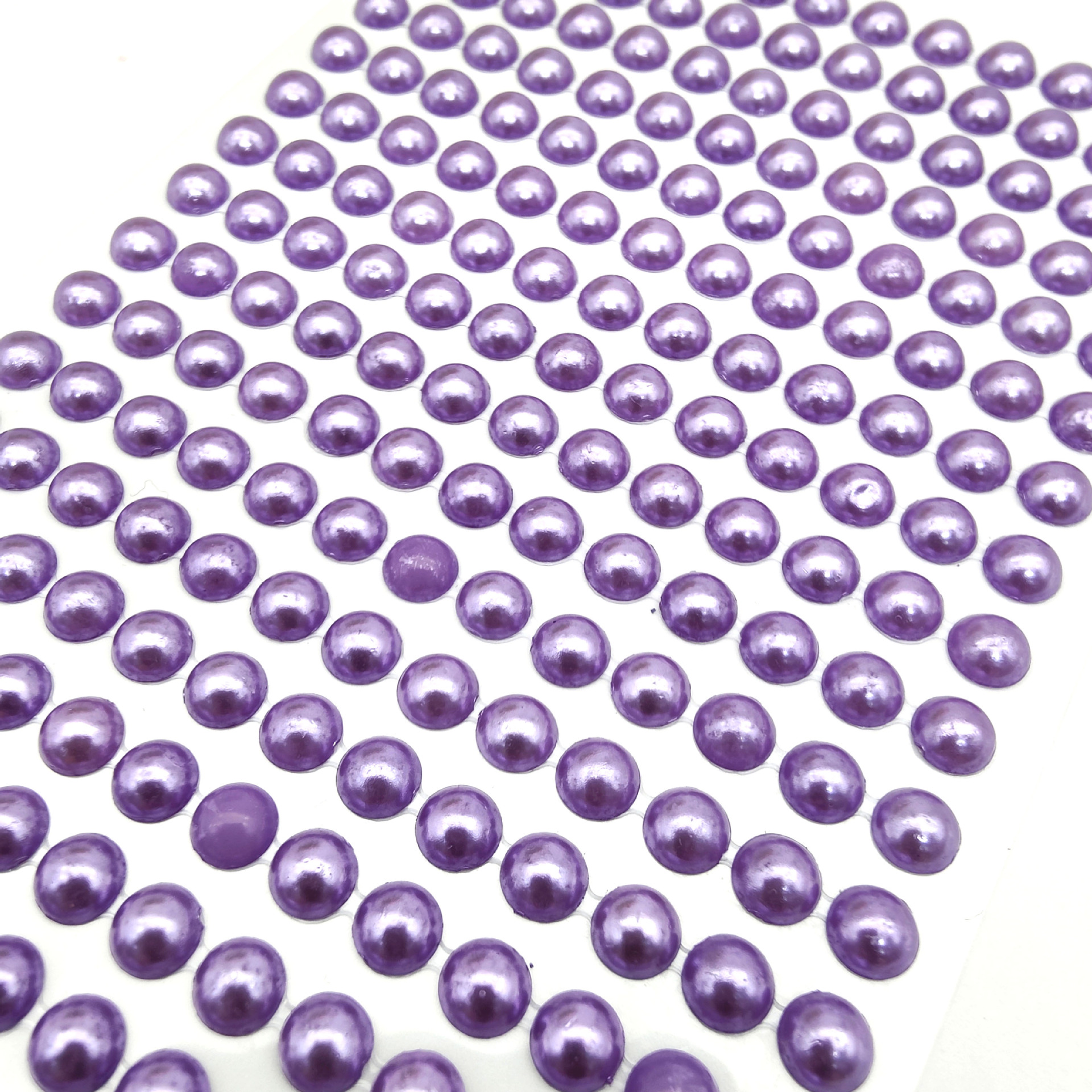 3456810mm colored anti-pearl stickers, semi-circular flat-bottomed pearl stickers, DIY creative geometric-shaped car stickers Specification image