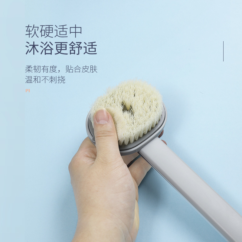 Bath bath artifact bath brush long handle bath wipe back rub mud do not beg details Picture