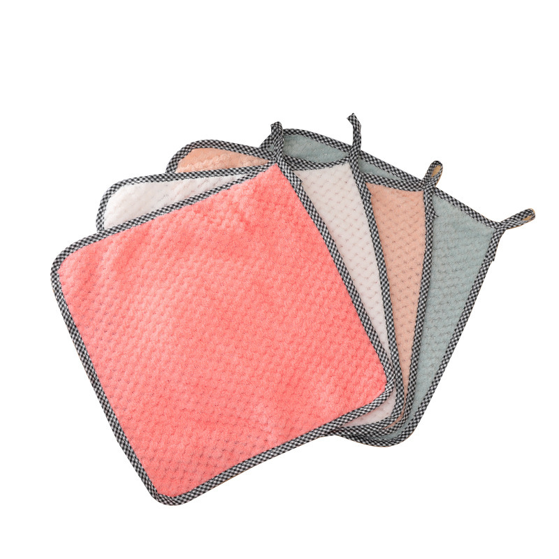 【 Chi Jia 】 Wholesale of lazy cleaning Cloths, Coral Fleece Teak edge Absorbent kitchen cloths, dishcloths Item Picture