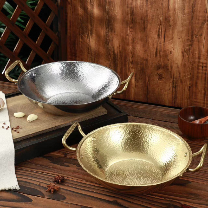 Special Pot For Hot Pot Stainless Steel Food Grade Hot Pot Pot Seafood Pot Induction Cooker Gas Cooker Universal Hot Pot Specification drawing