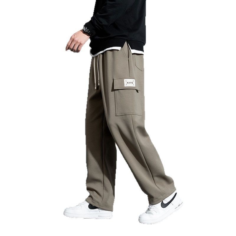 Versión extendida alto 190 extra largo pantalones de hombre primavera otoño adolescente pantalones de carga pantalones casuales pantalones sueltos pantalones rectos Item Picture