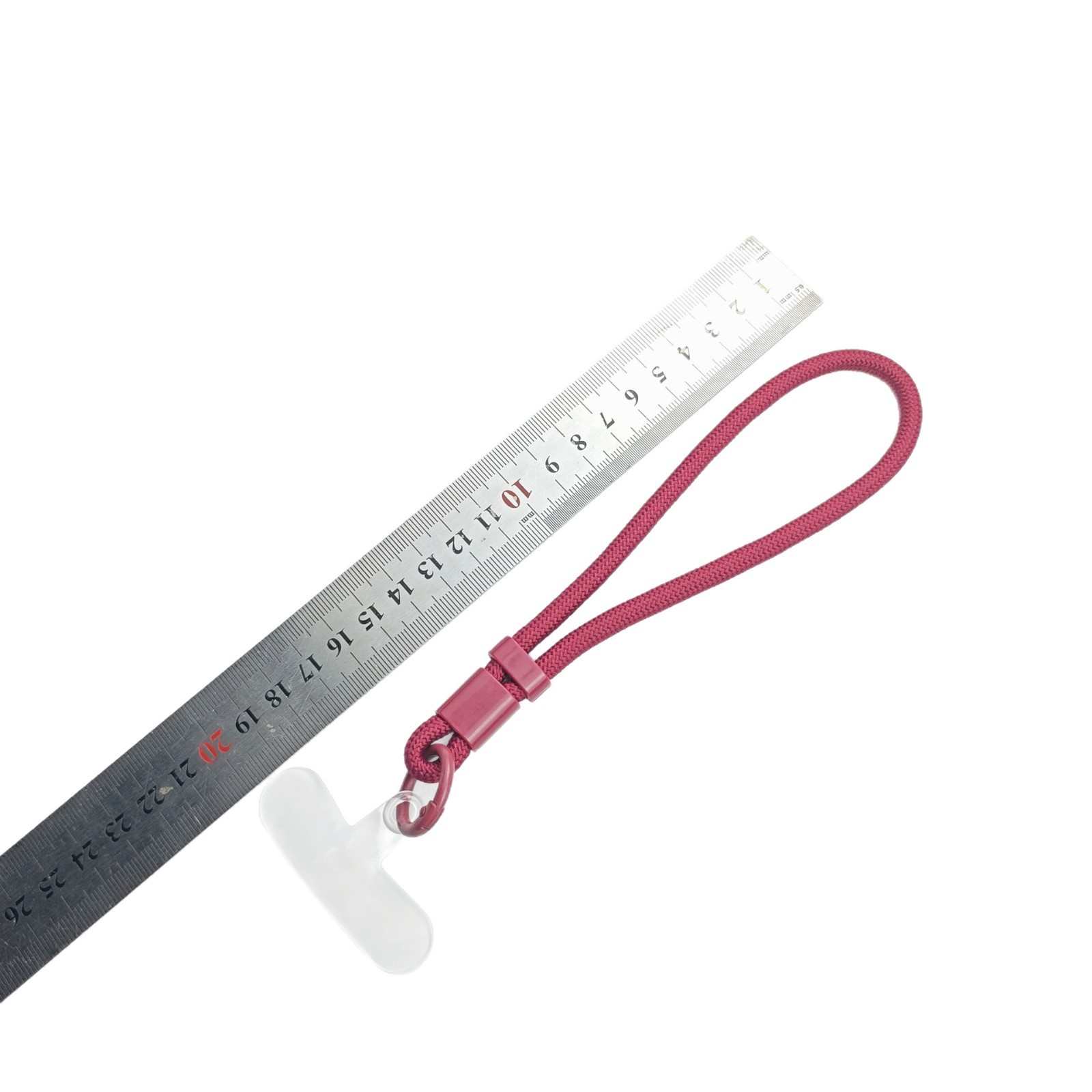 手机挂绳/手机垫片/洼胶挂绳/手机挂件绳/手机壳挂链白底实物图