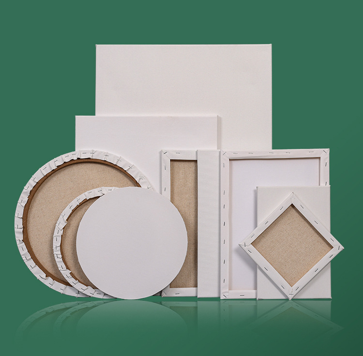 Factory wholesale oil painting frames, pure cotton oil painting frames, canvas frames, round irregular-shaped frames, inner frames, acrylic watercolor oil painting boards pic 14