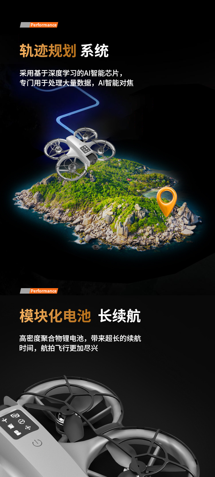 Foozac cross-border brushless aerial photography drone positioning high-definition camera screen remote control aircraft export quadcopter toys pic 8