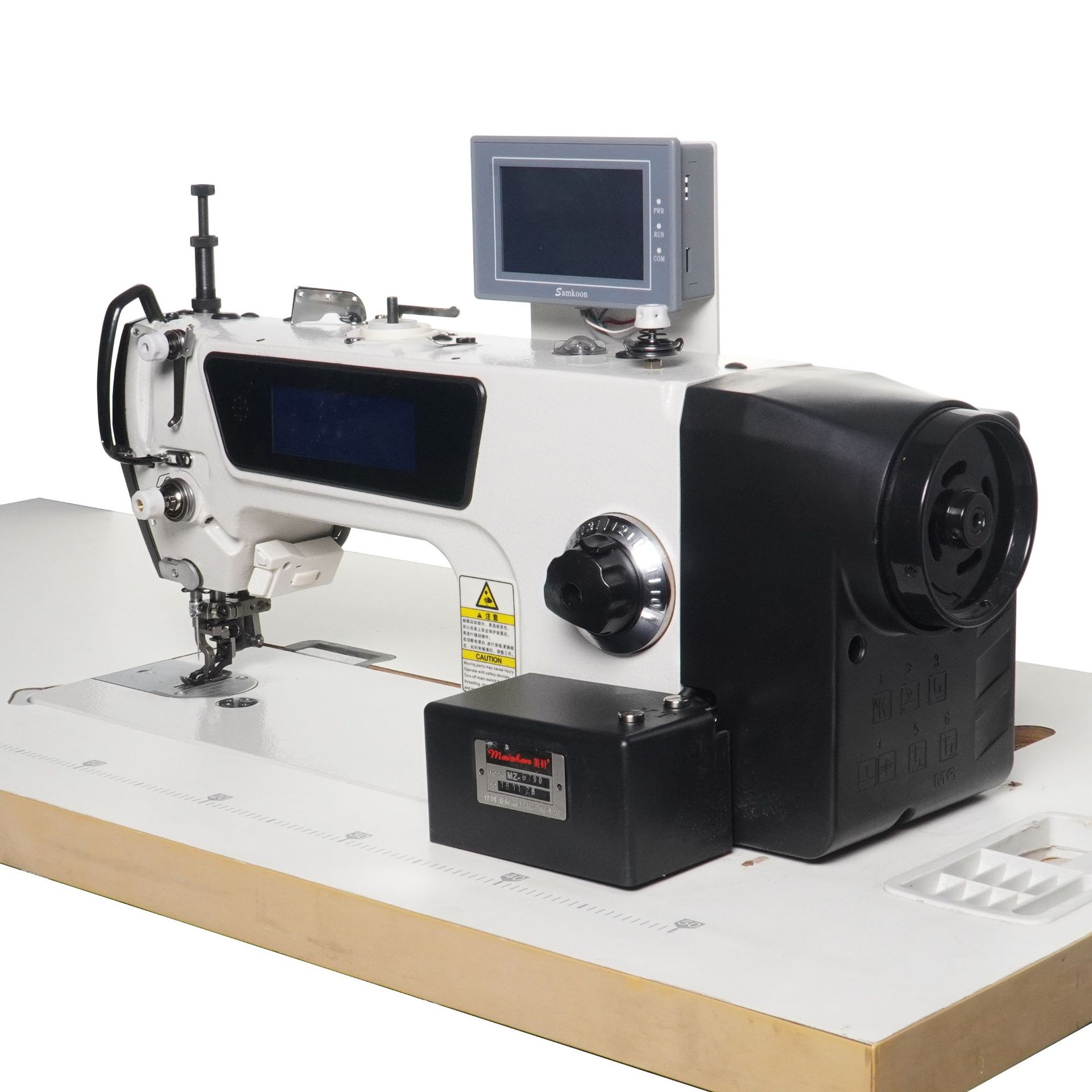 Upper differential flat sewing machine, curtain and bed sheet wrinkling and splicing machine, pleating decorative sewing, fully automatic computerized sewing machine Application Scenario