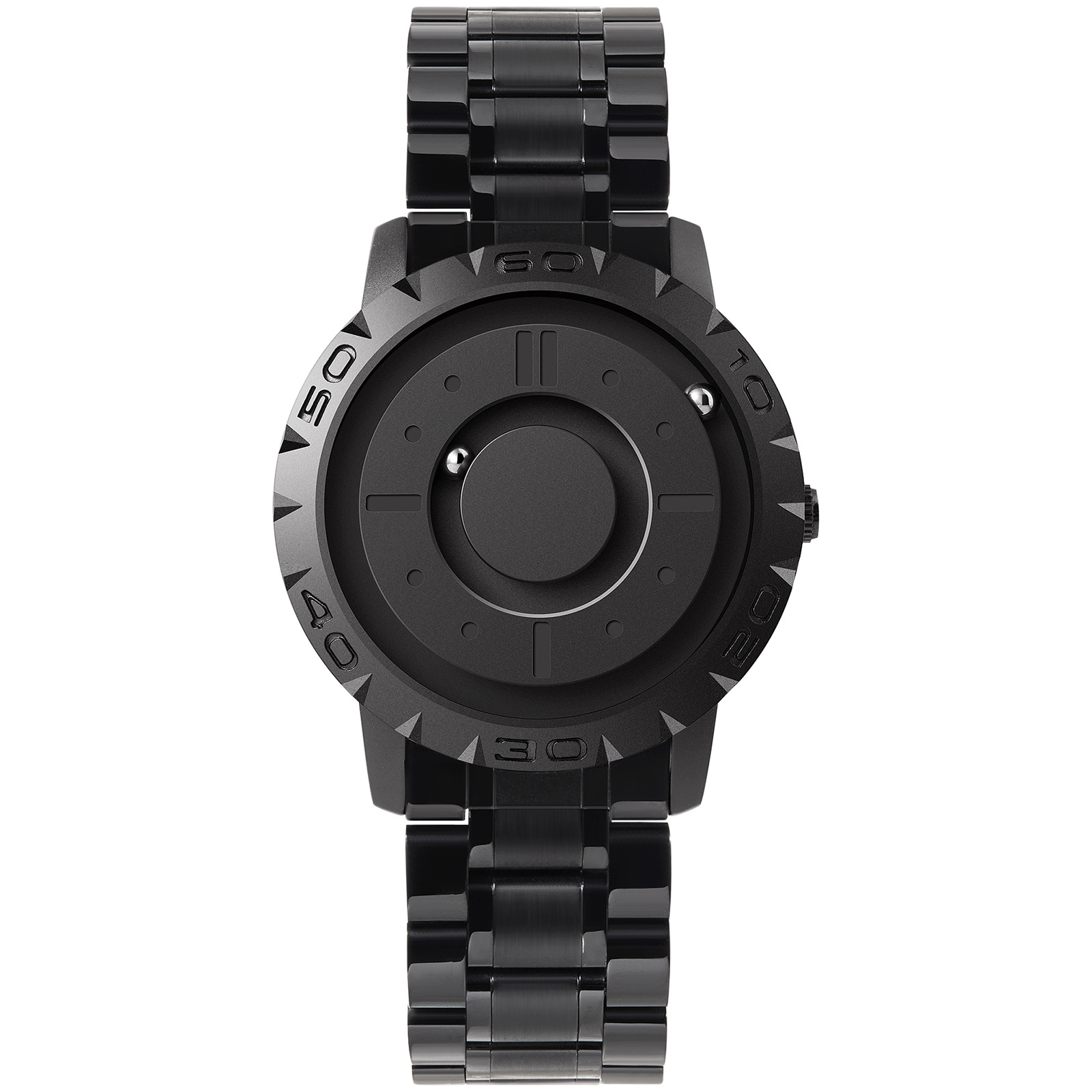 EUTOUR磁力滚珠男士个性创意手表潮黑科技炫酷概念无边框设计手表详情图5